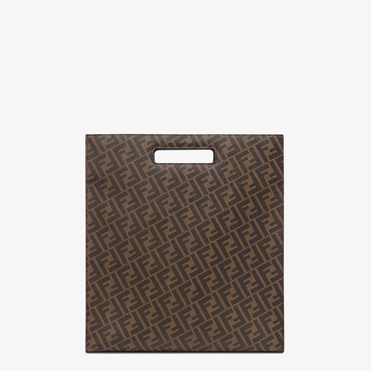 Brown fabric shopping bag - 4