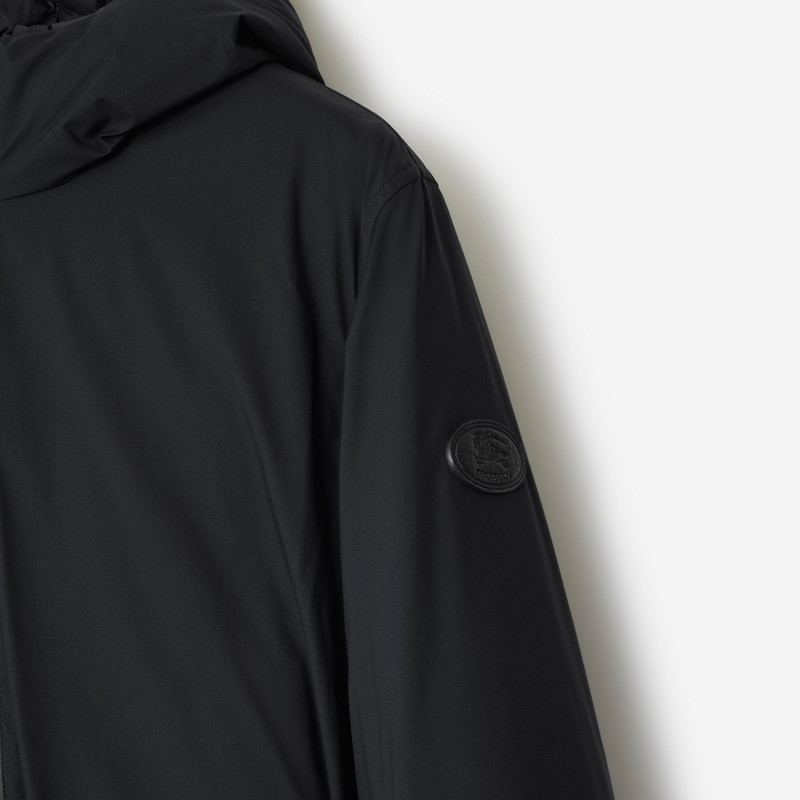Mid-length Hooded Nylon Coat 4