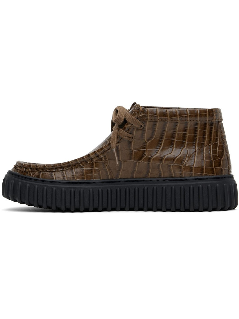 Martine Rose Brown Clarks Edition Torhill Hi Boots outlook