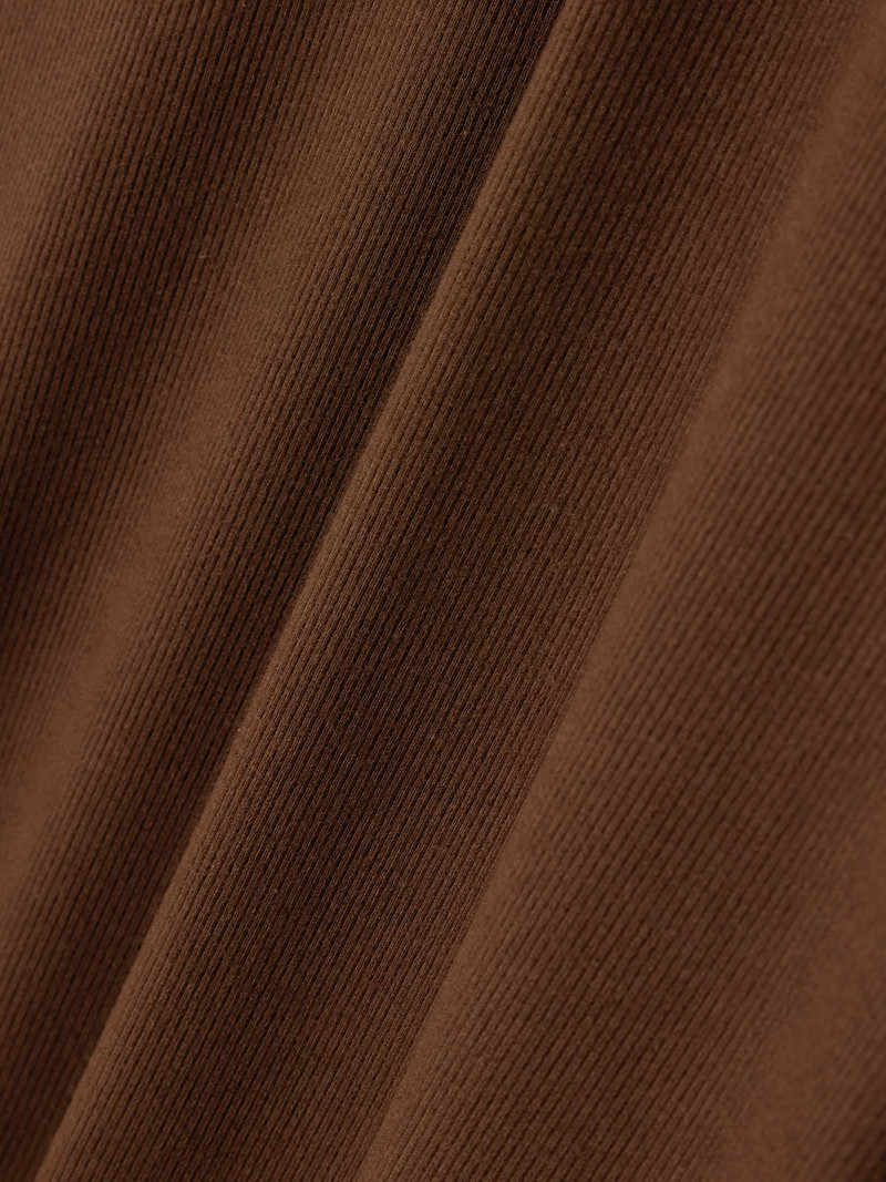 Ribbed Stretch-cotton And Modal-blend Turtleneck Maxi Dress 5