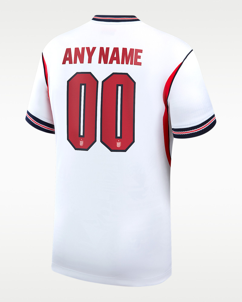 England 2026 Stadium Home Men's Nike Dri-FIT Soccer Replica Custom Jersey By You 1