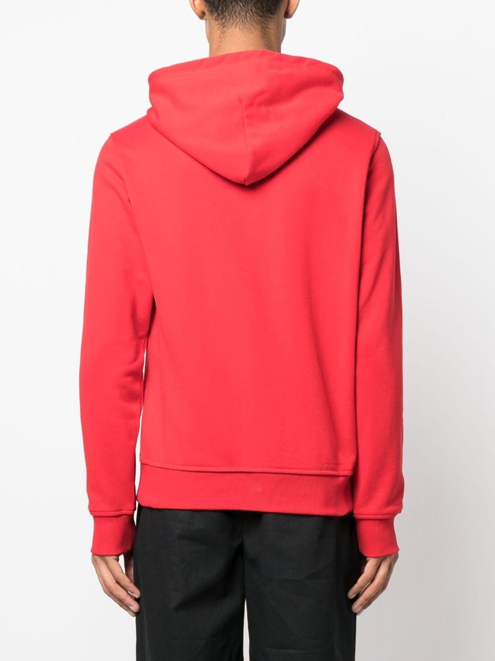 logo-patch cotton-blend hoodie - 4