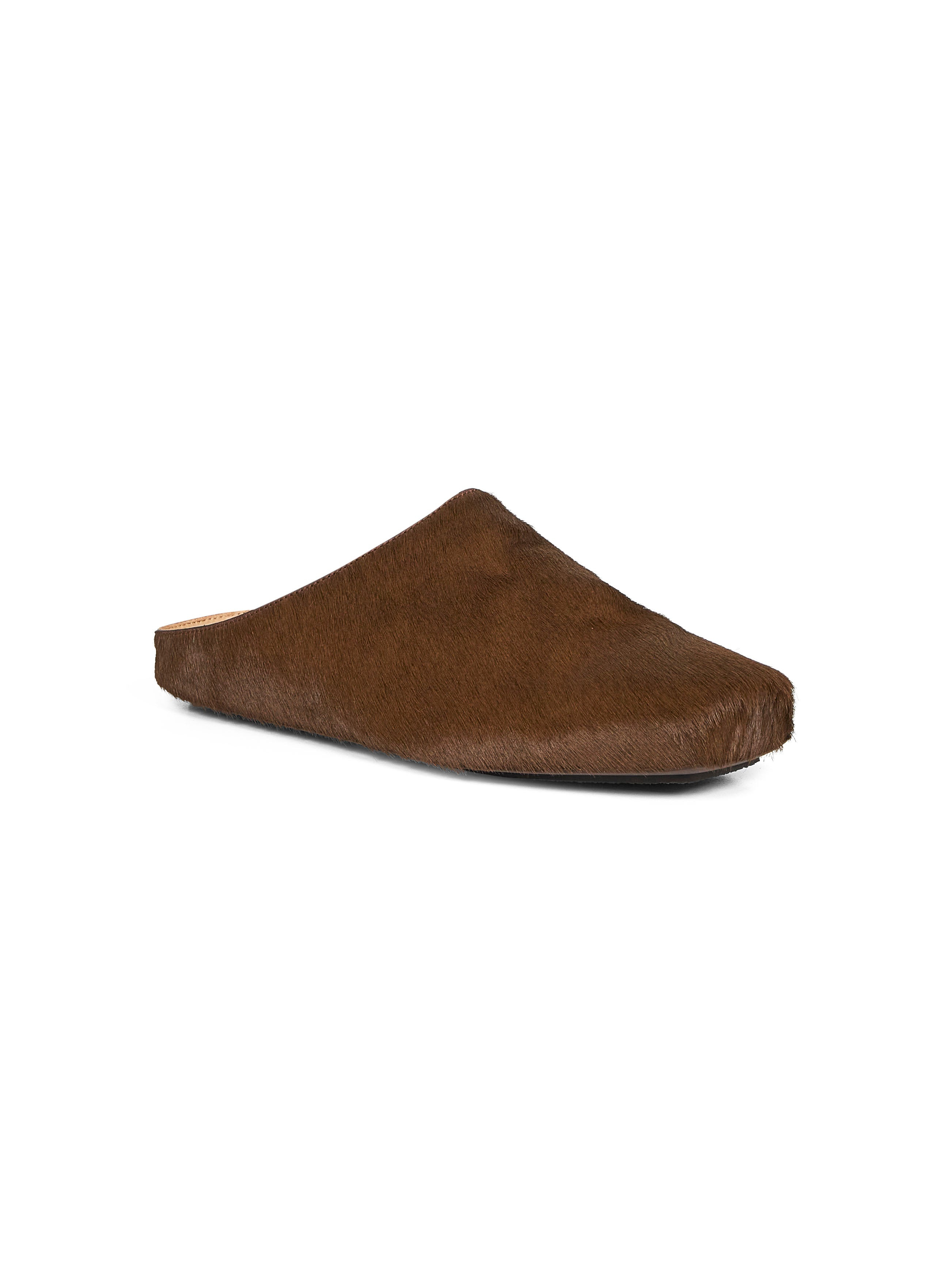 Green short haircalfskin Ballet Slipper - 2