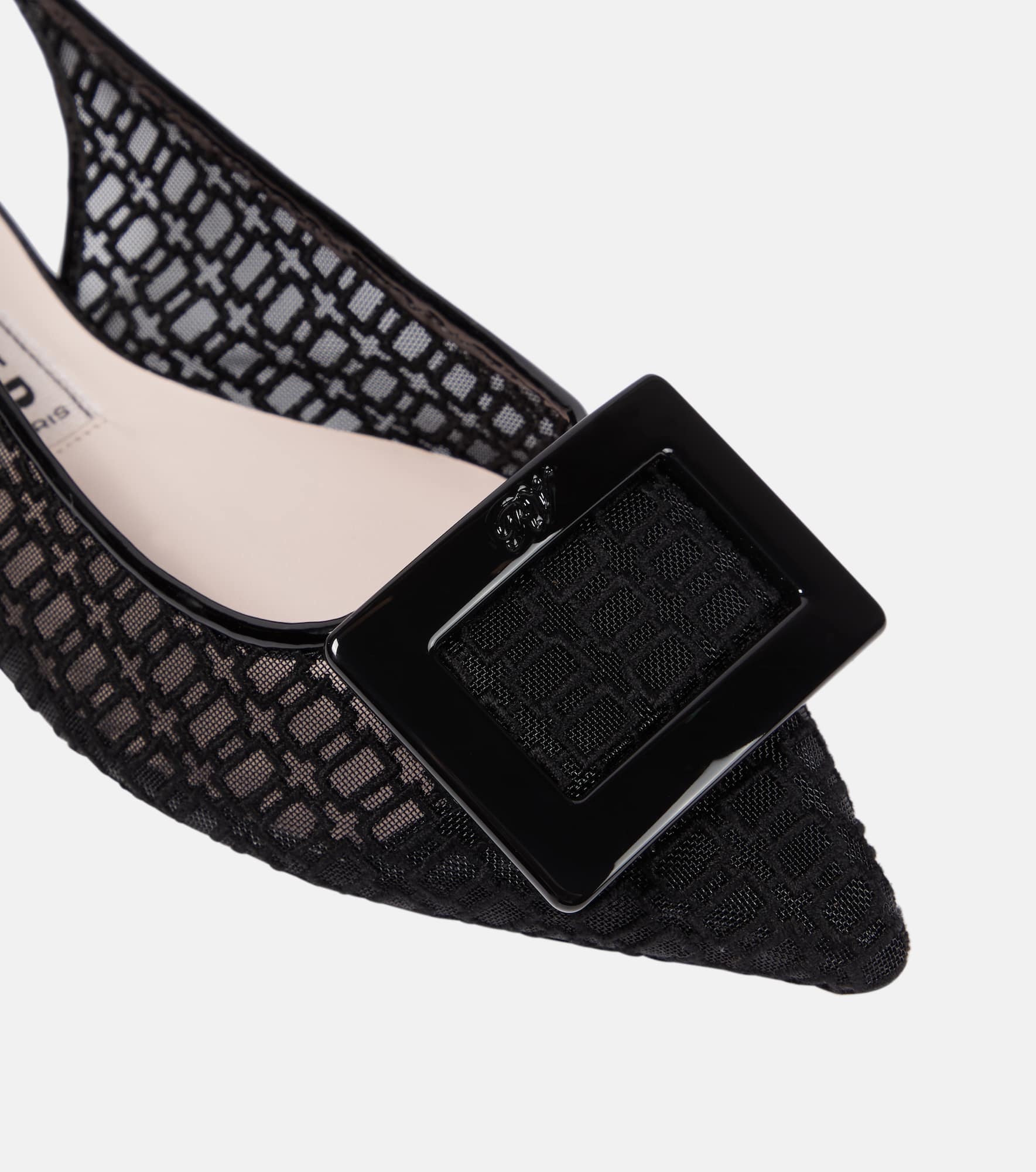 Gommettine net slingback flats - 6