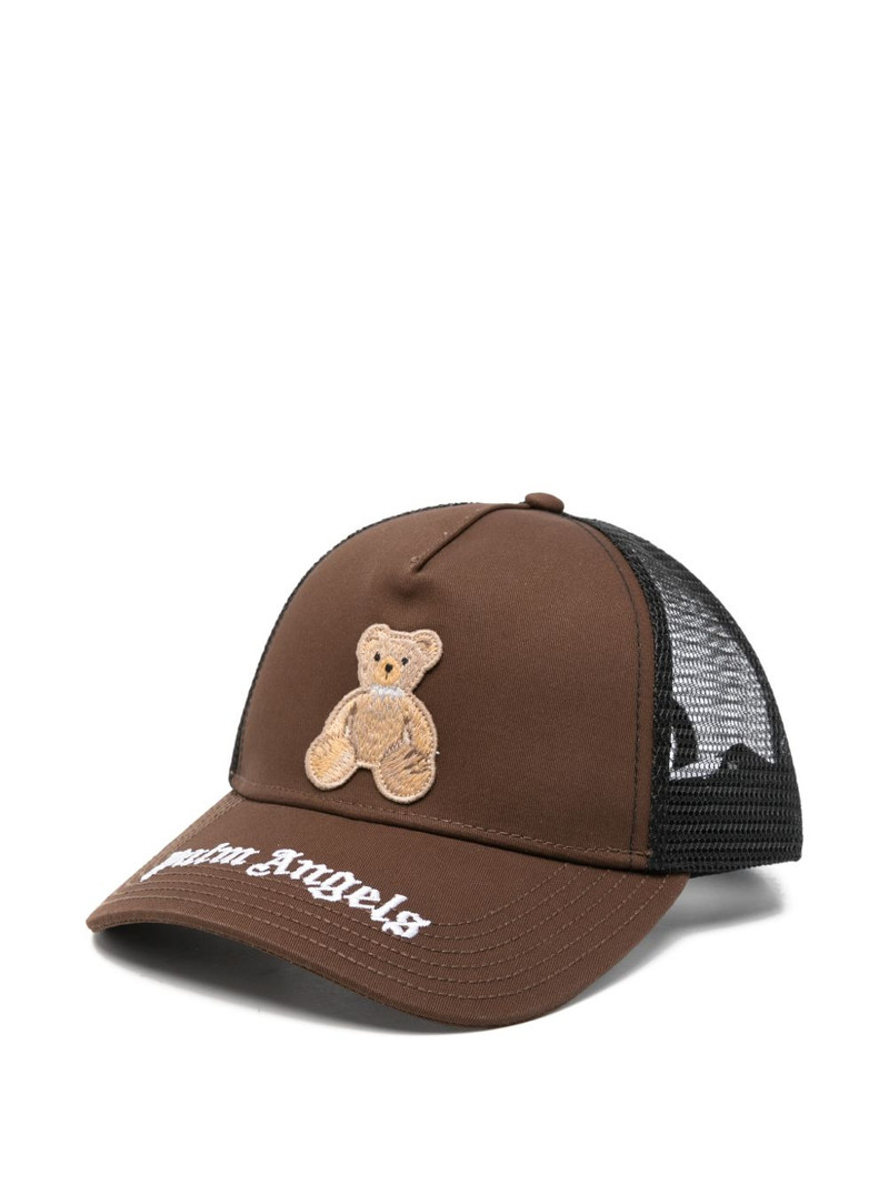 teddy-embroidered trucker cap 1