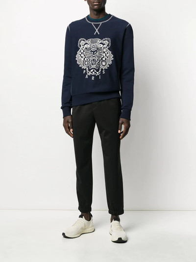 KENZO Ikat tiger logo sweatshirt outlook