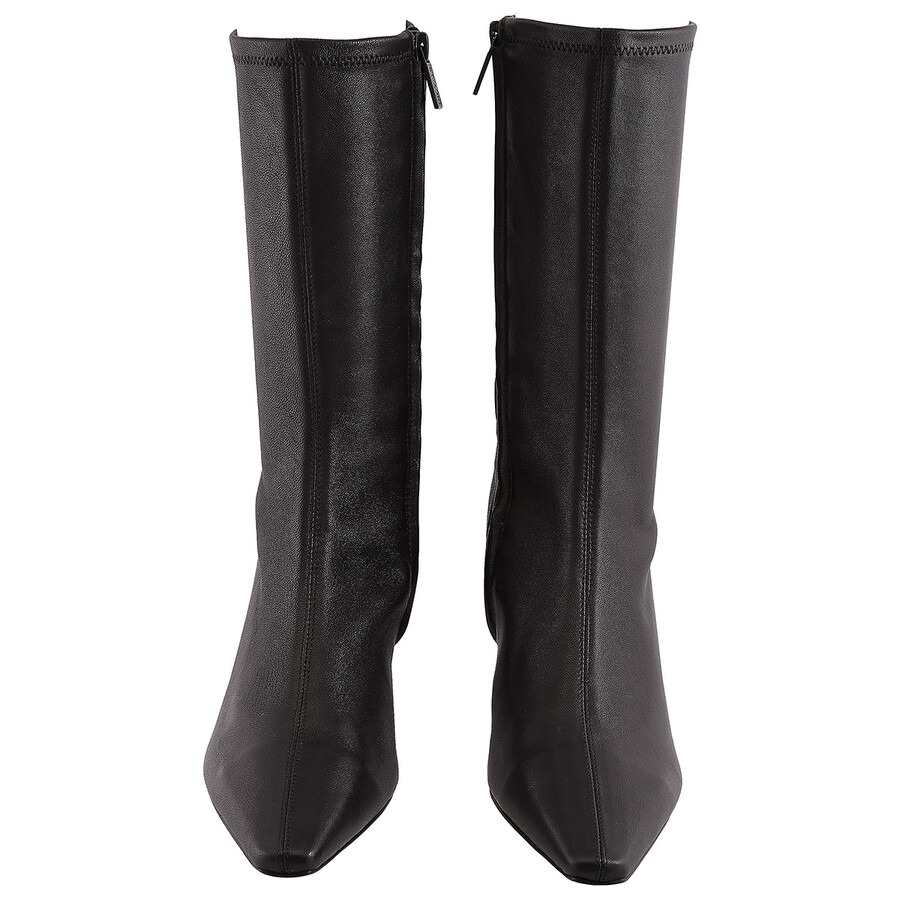 St Agni Hanne Black Leather Boots - 3