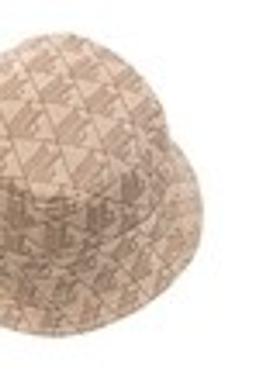 LACOSTE logo-patch reversible bucket hat outlook