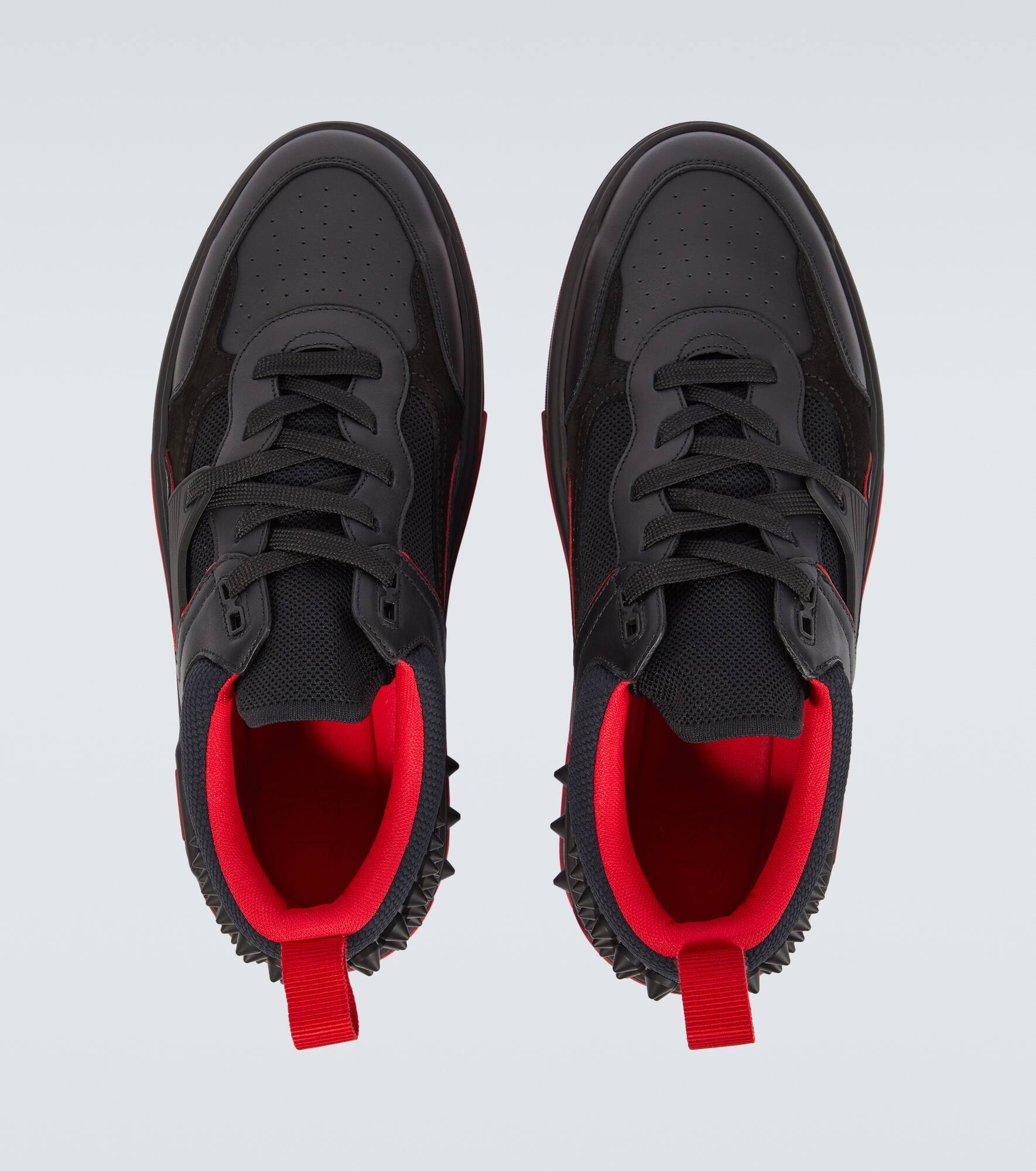 Astroloubi leather and suede sneakers - 4