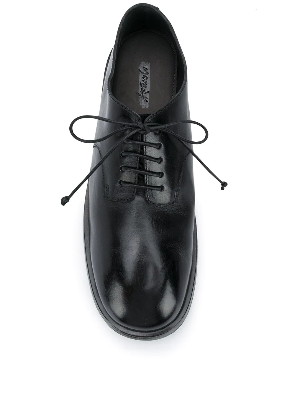 round toe lace-up shoes - 4