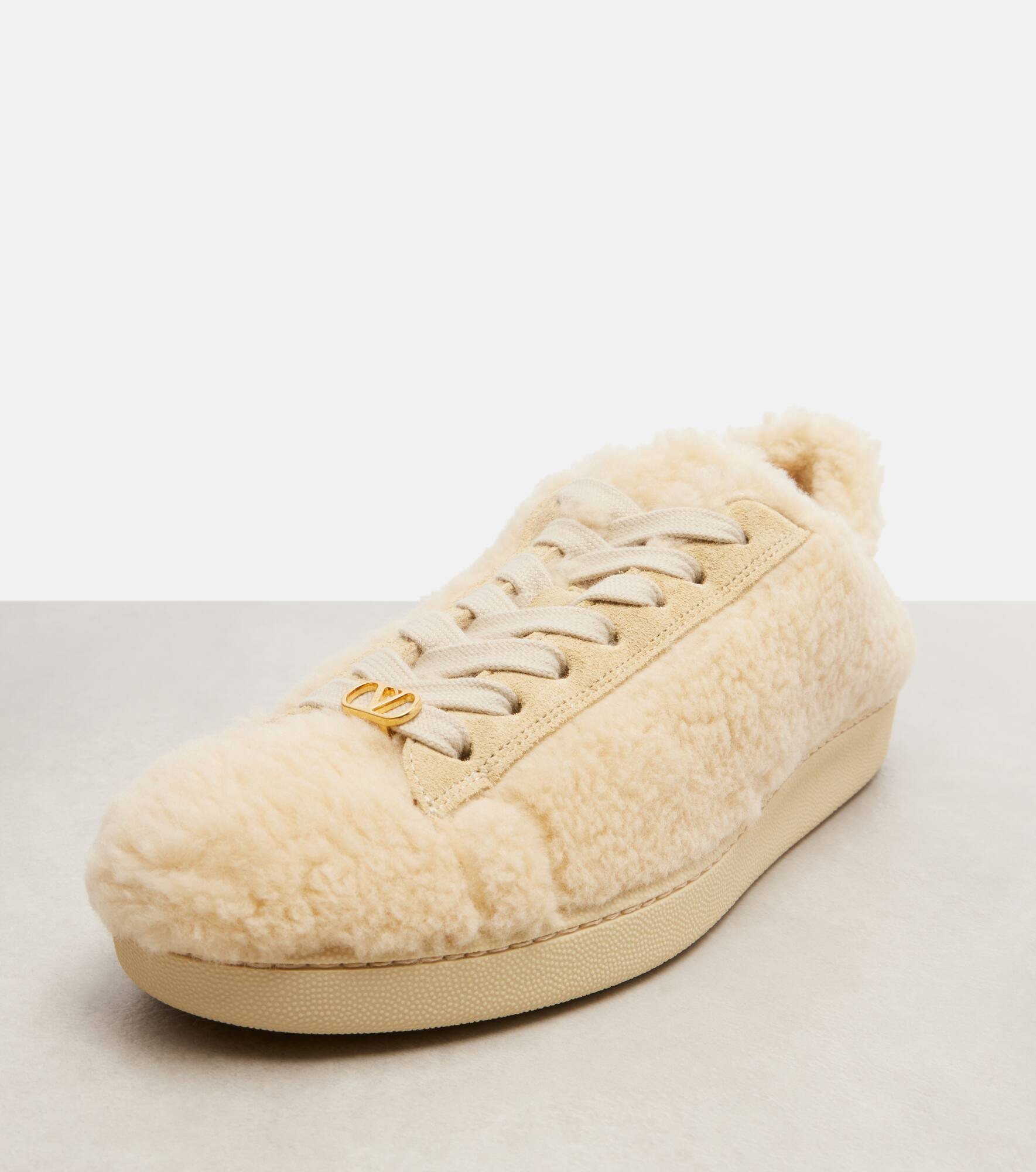 Royco VLogo suede-trimmed sneakers - 5