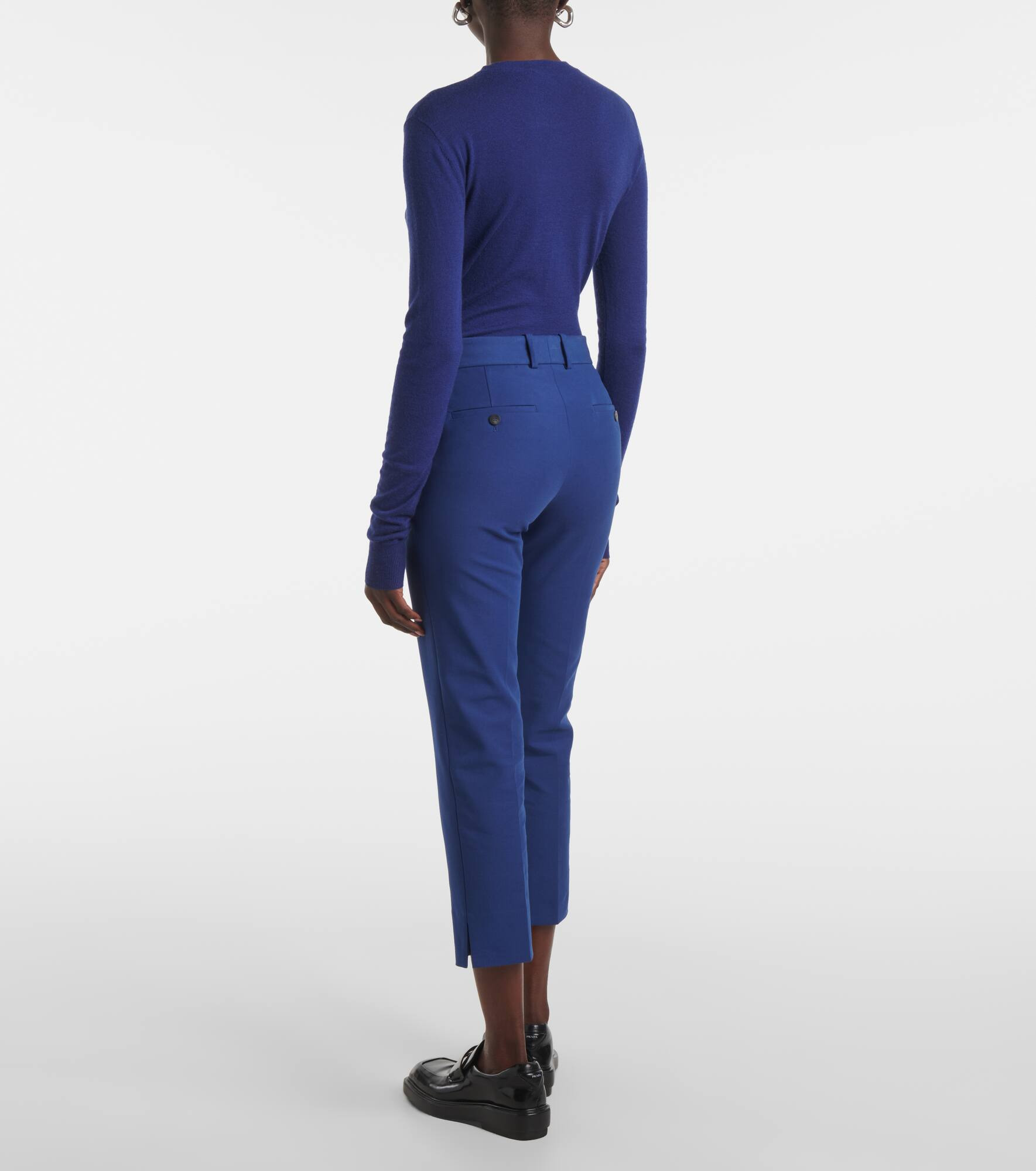 Bing Court cotton-blend slim pants - 3