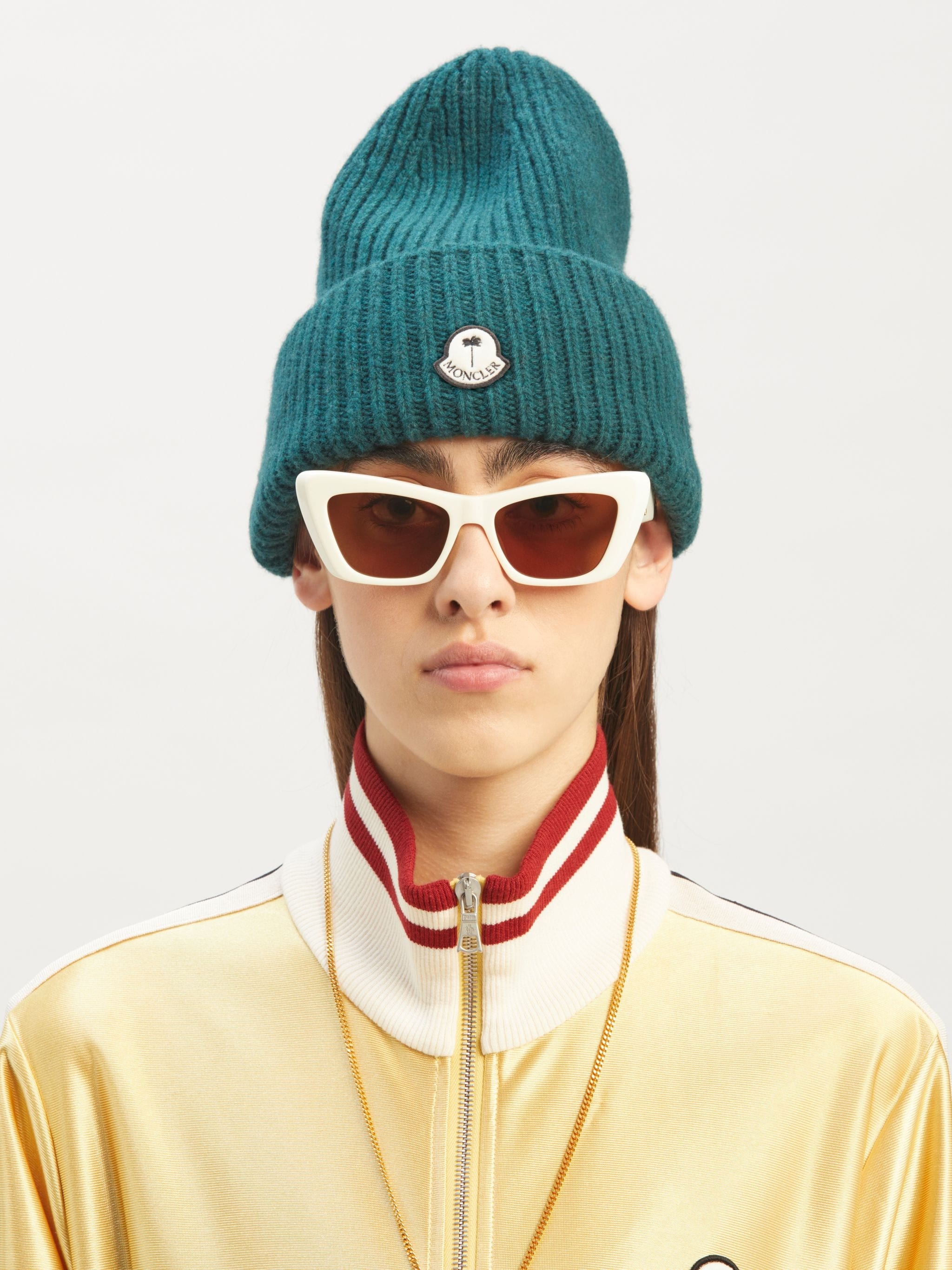 8 MONCLER PALM ANGELS TRICOT HAT - 3