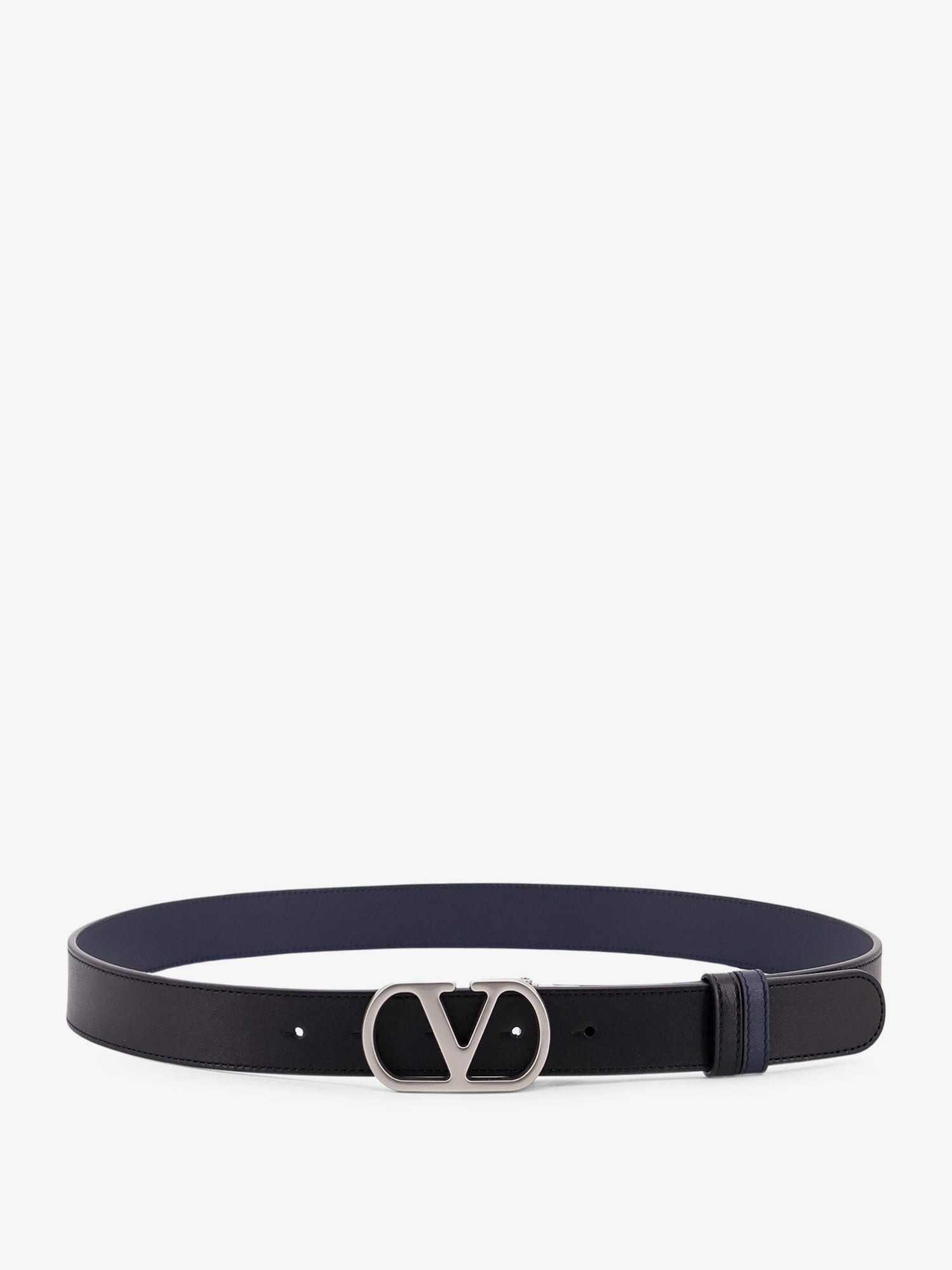 VLOGO LEATHER REVERSIBLE BELT - 1