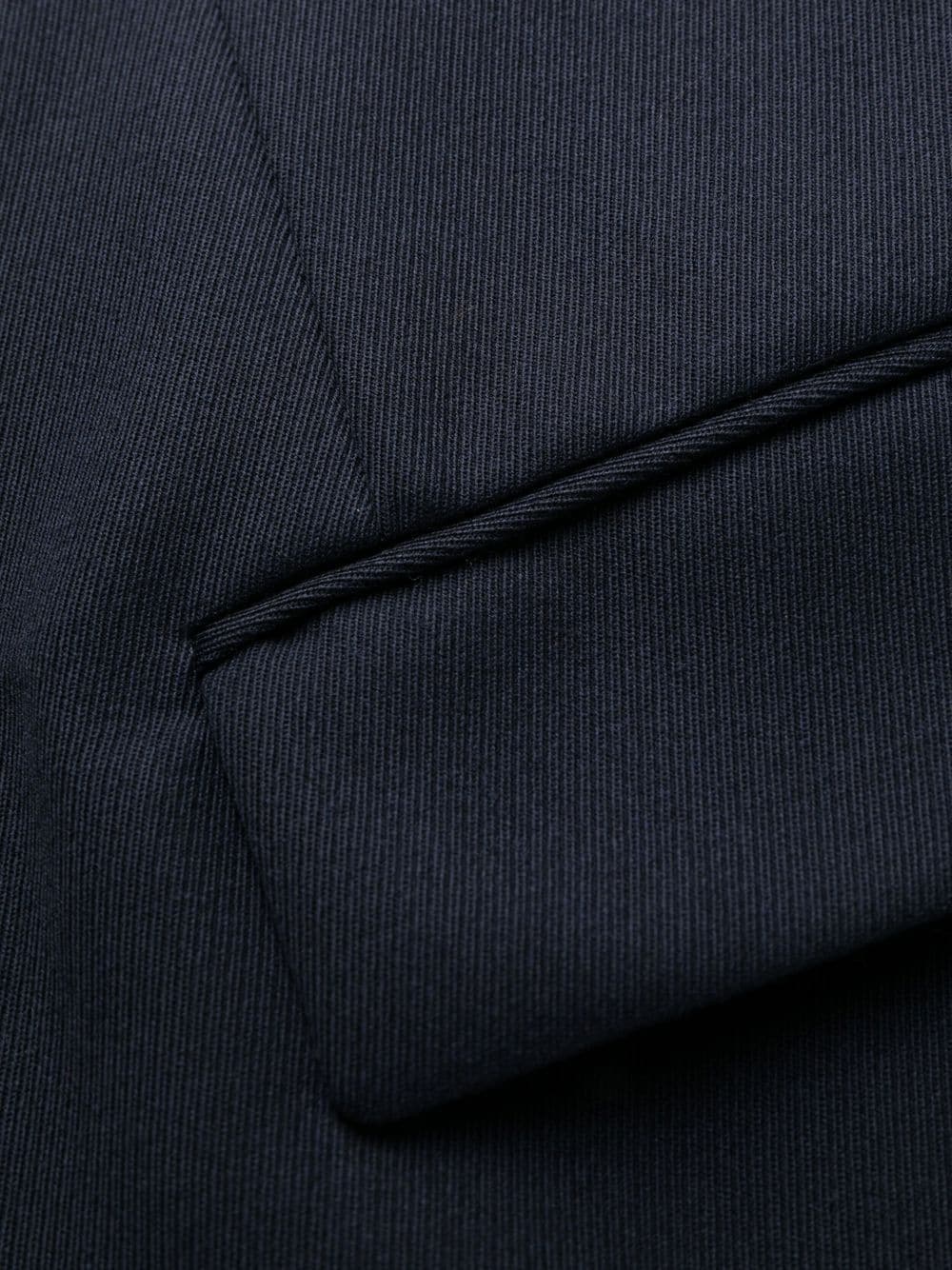 single-breasted wool coat - 6