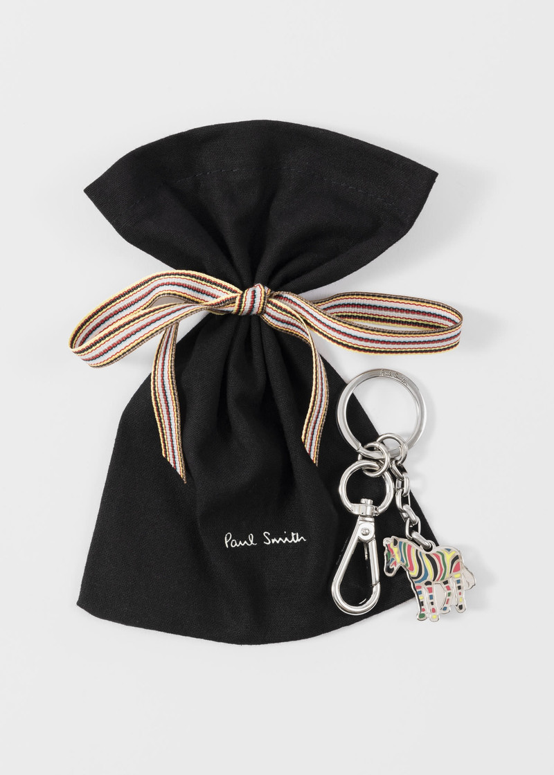 Paul Smith Multi-Colored 'Zebra' Keyring outlook