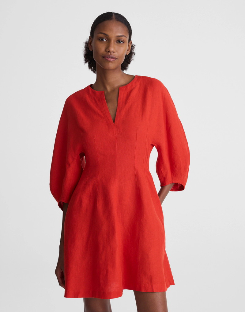 Splitneck Mini Dress 3