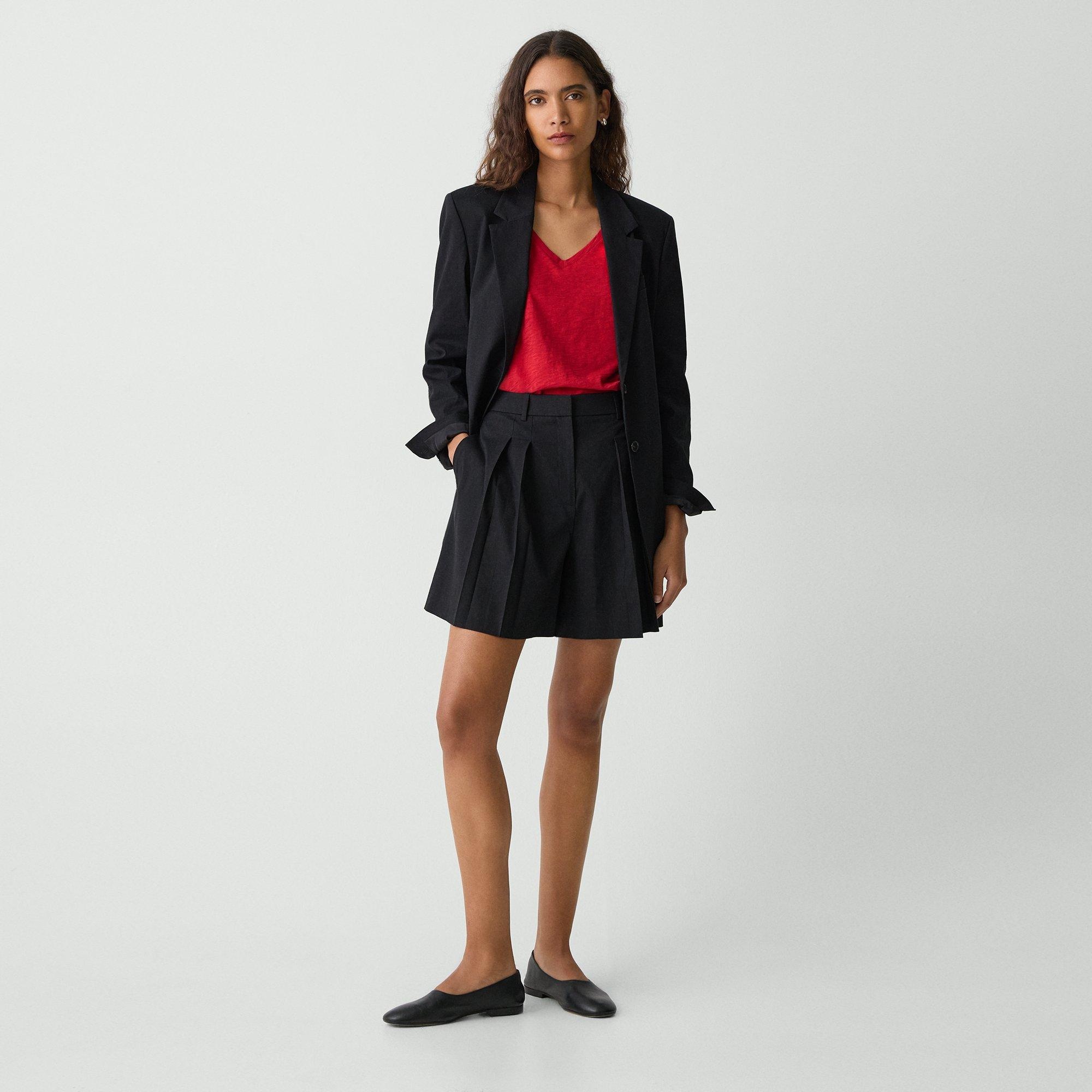 Pleated Short in Good Linen - 2