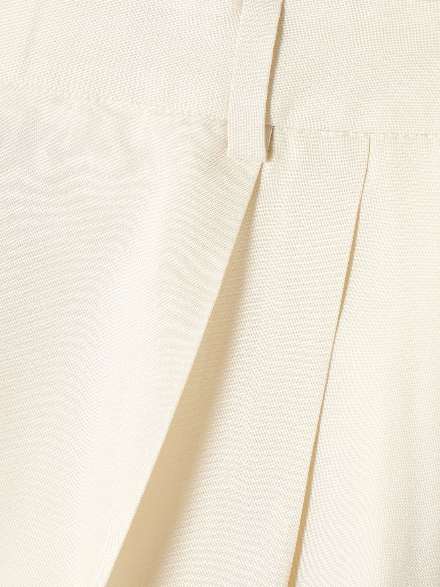 Garderob pleated woven tapered pants Ecru - 6