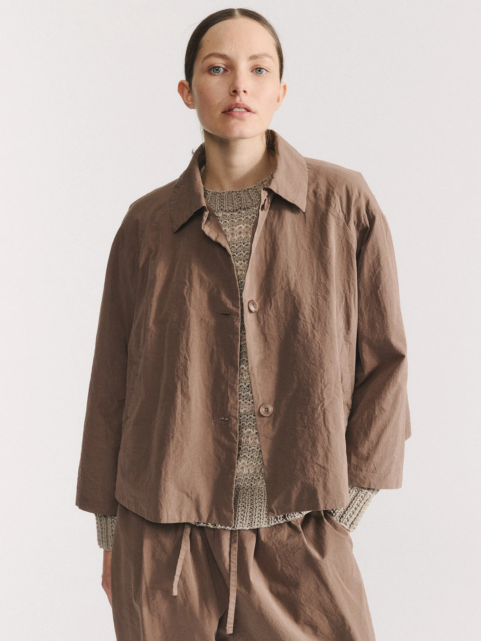 DRAYS JACKET - PAPER COT - CLAY - 1