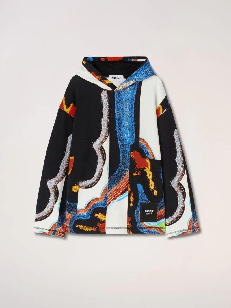 ALL OVER PRINTED PRINTED HOODIE - 1