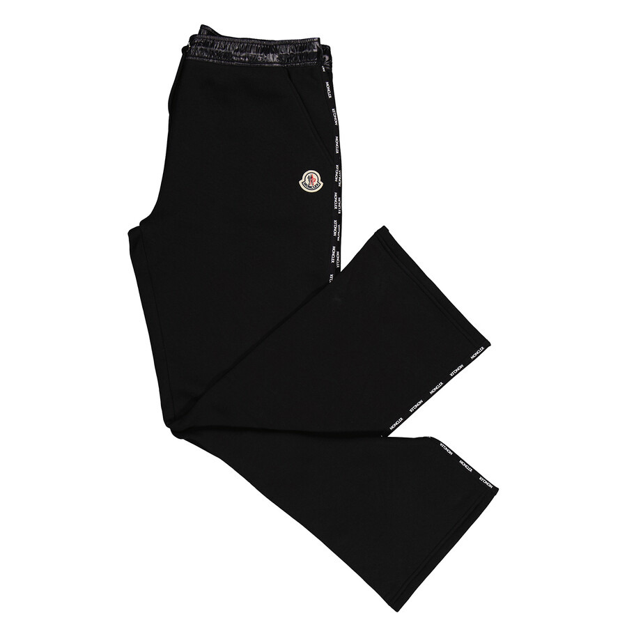 Moncler Logo Trim Cotton Fleece Track Pants - 7