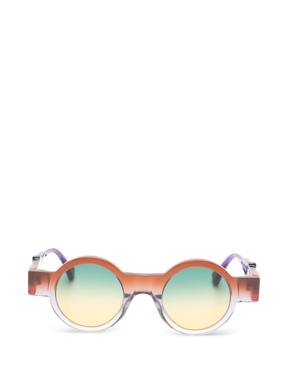 round frame sunglasses - 1