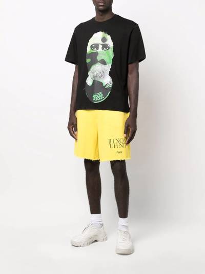 ih nom uh nit Mask On graphic-print T-shirt outlook