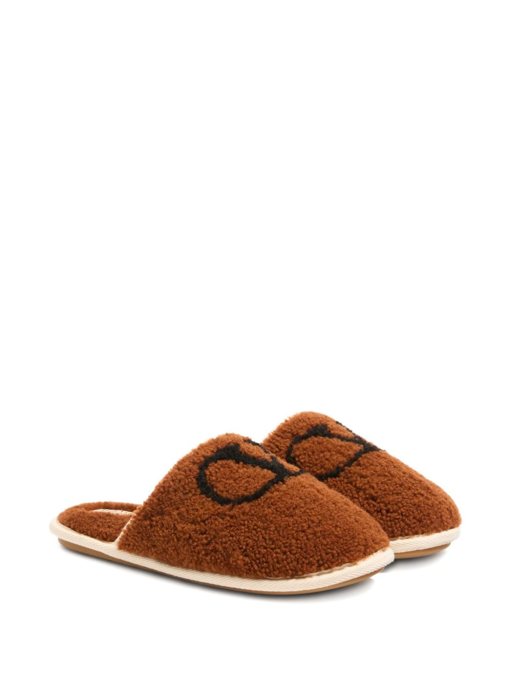 Valentino Garavani Sandals Leather Brown - 3