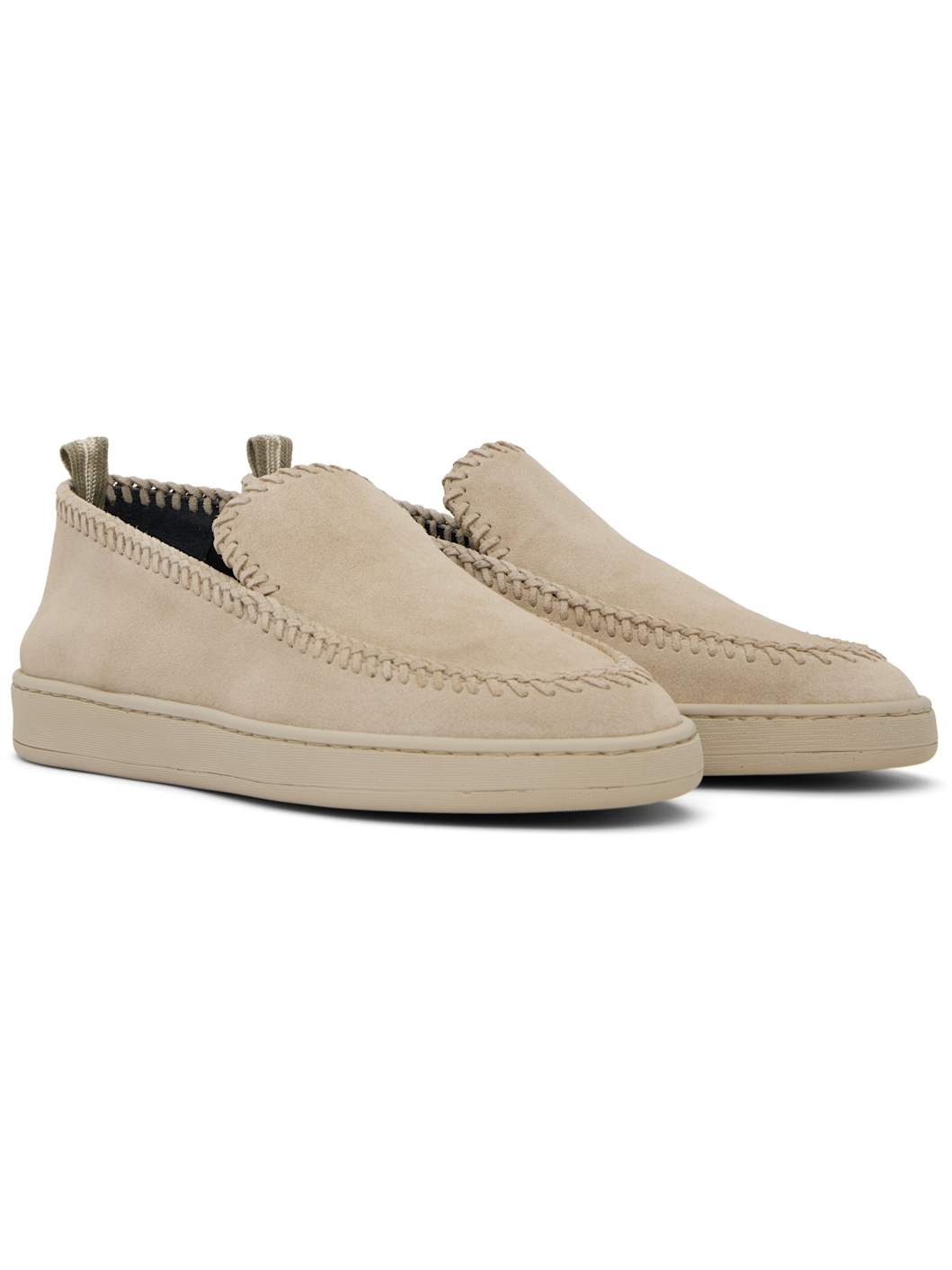 Beige Herbie 011 Loafers - 4