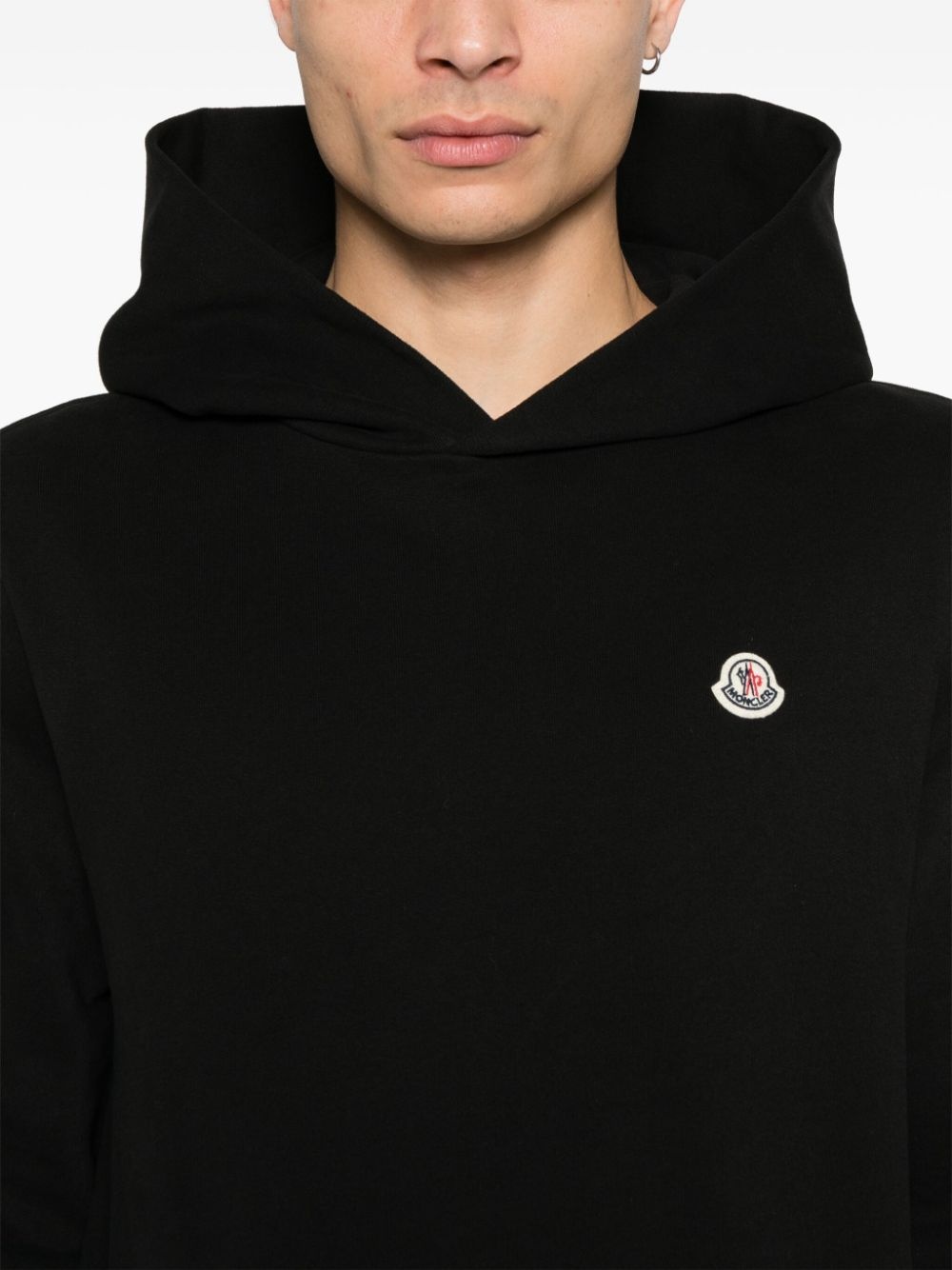 logo-appliqué hoodie - 5