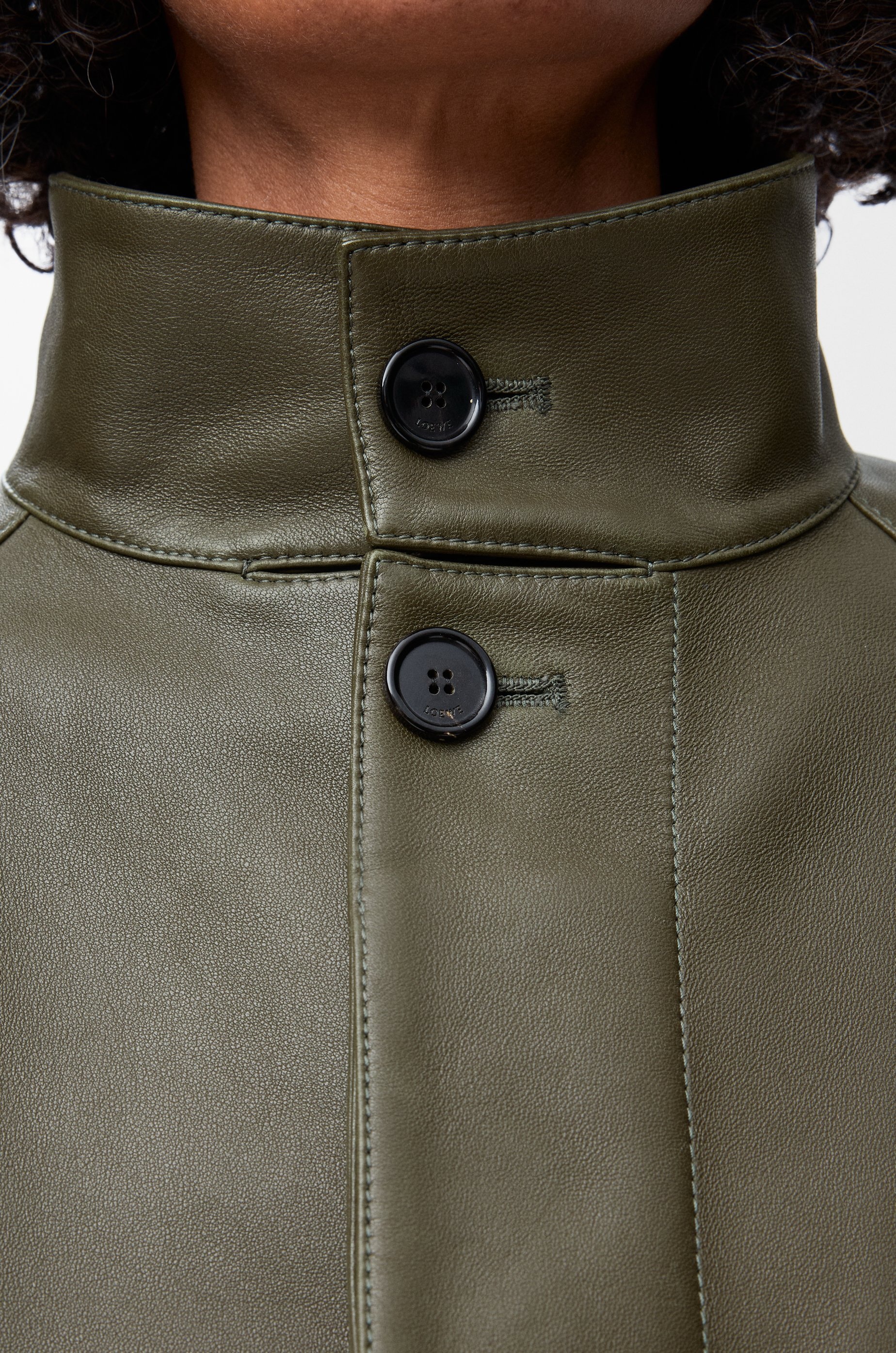 Short trench in nappa lambskin - 5