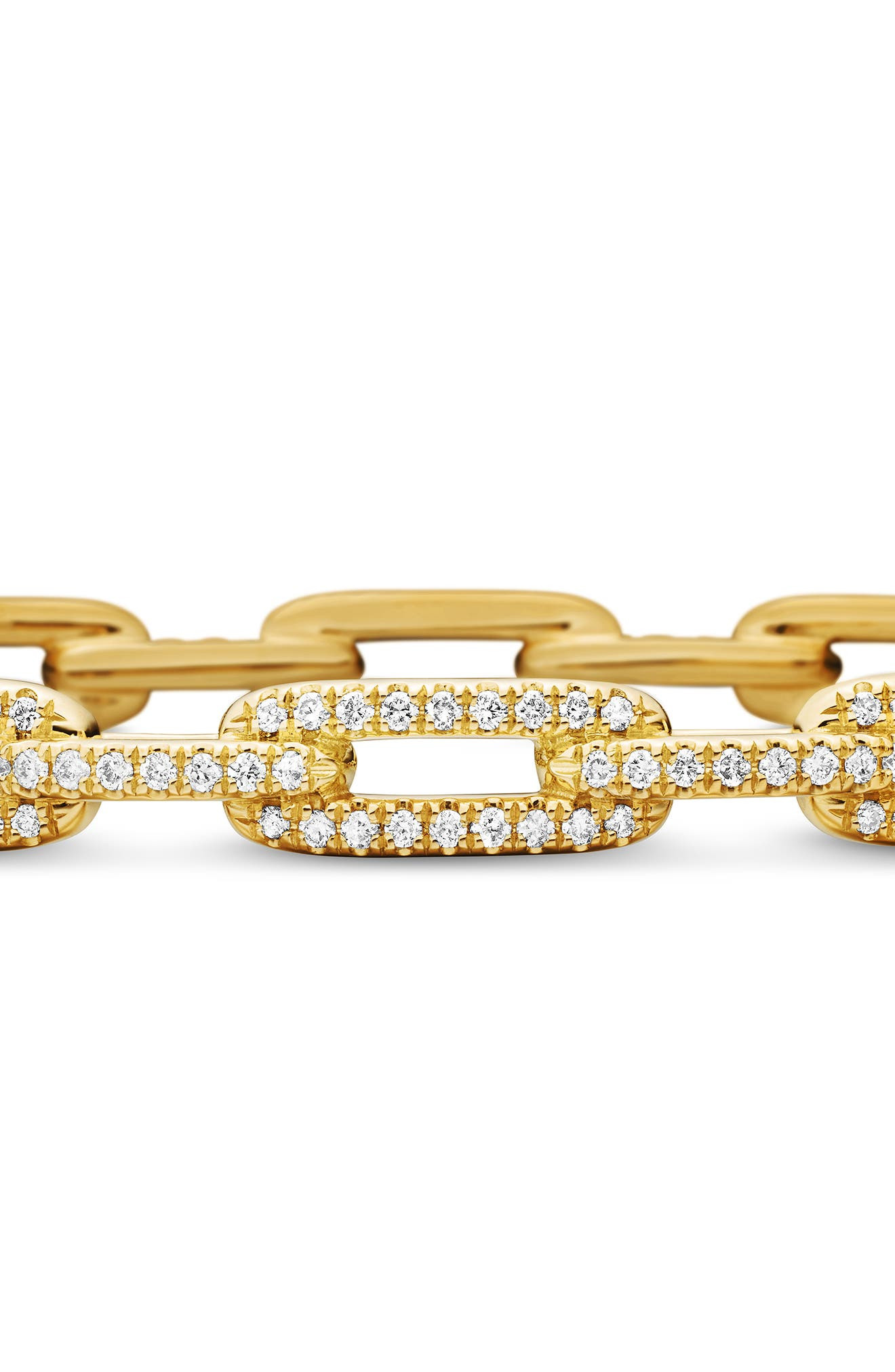David Yurman Stax 18K Gold Chain Link Bracelet with Diamonds in Yellow Gold at Nordstrom - 4