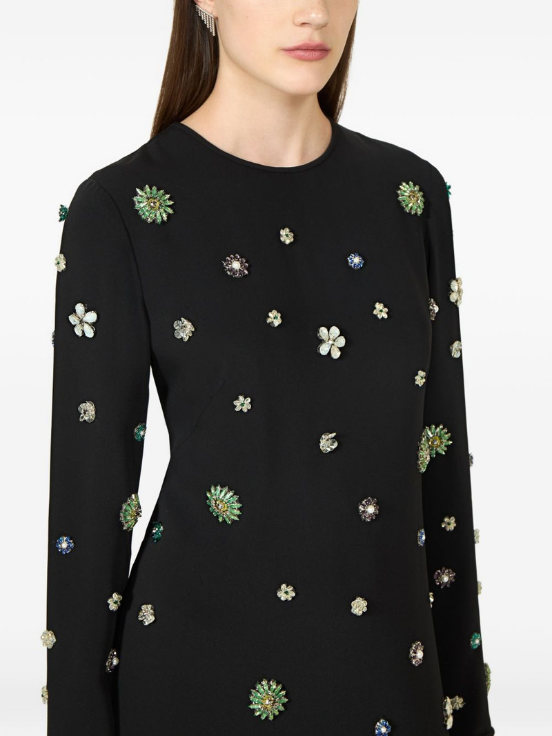 Brionka embellished crepe midi dress 4