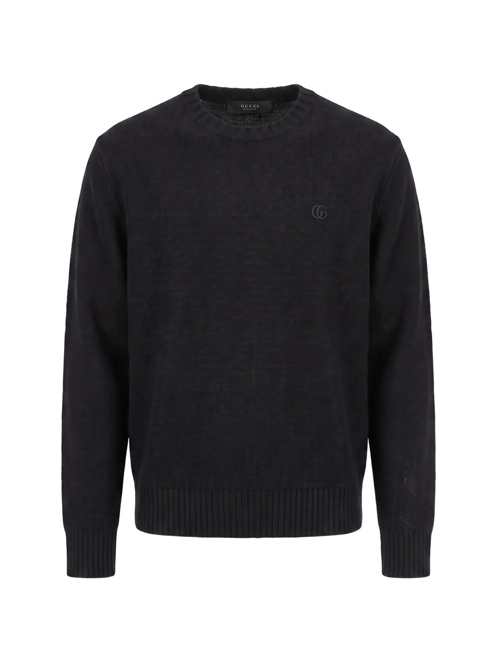 Gucci Interlocking G Embroidered Wool Sweater - 1