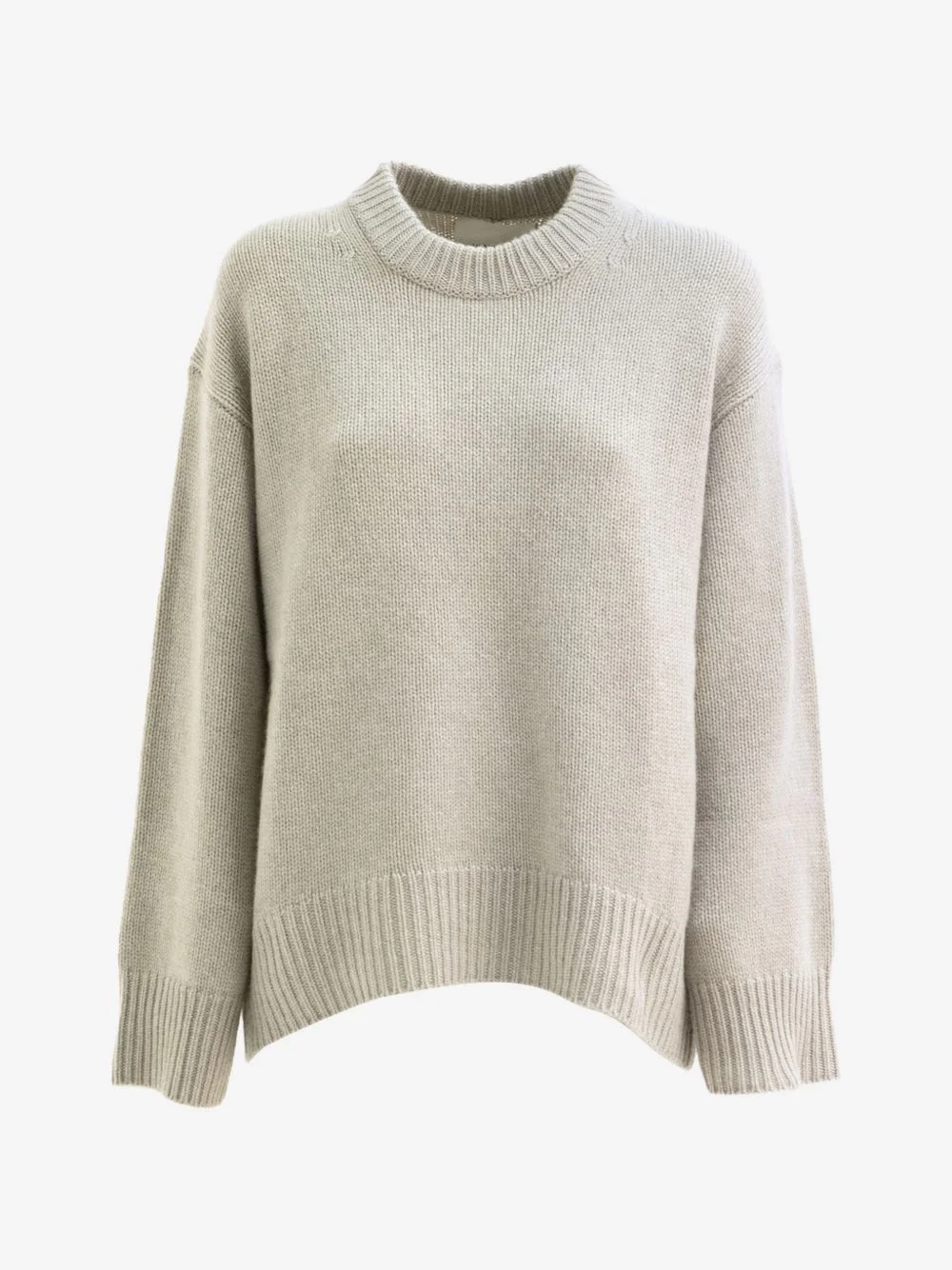 ribbed-knit crew-neck sweater - 1
