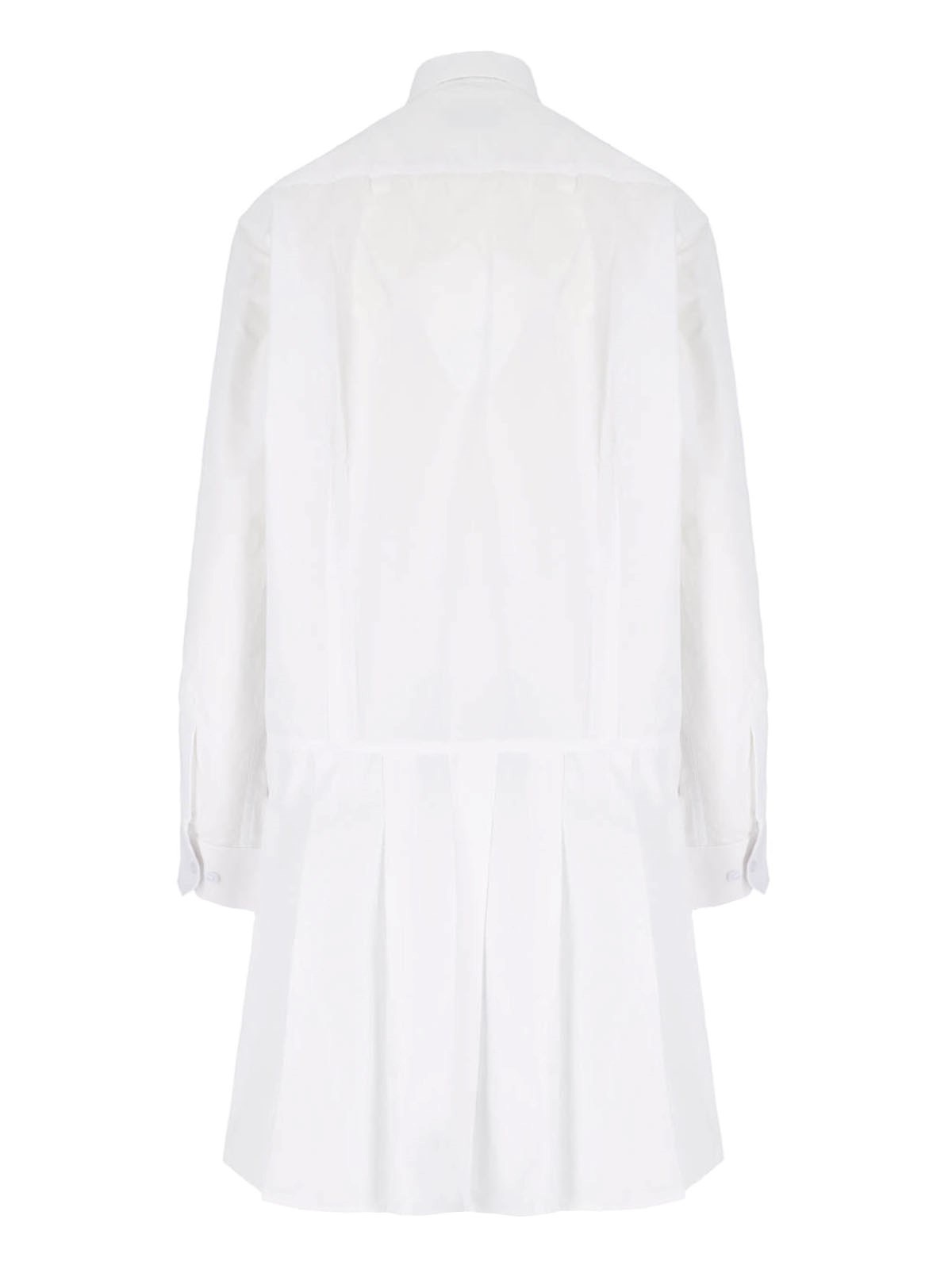 'TENNIS FRILL' SHIRT MIDI DRESS - 2