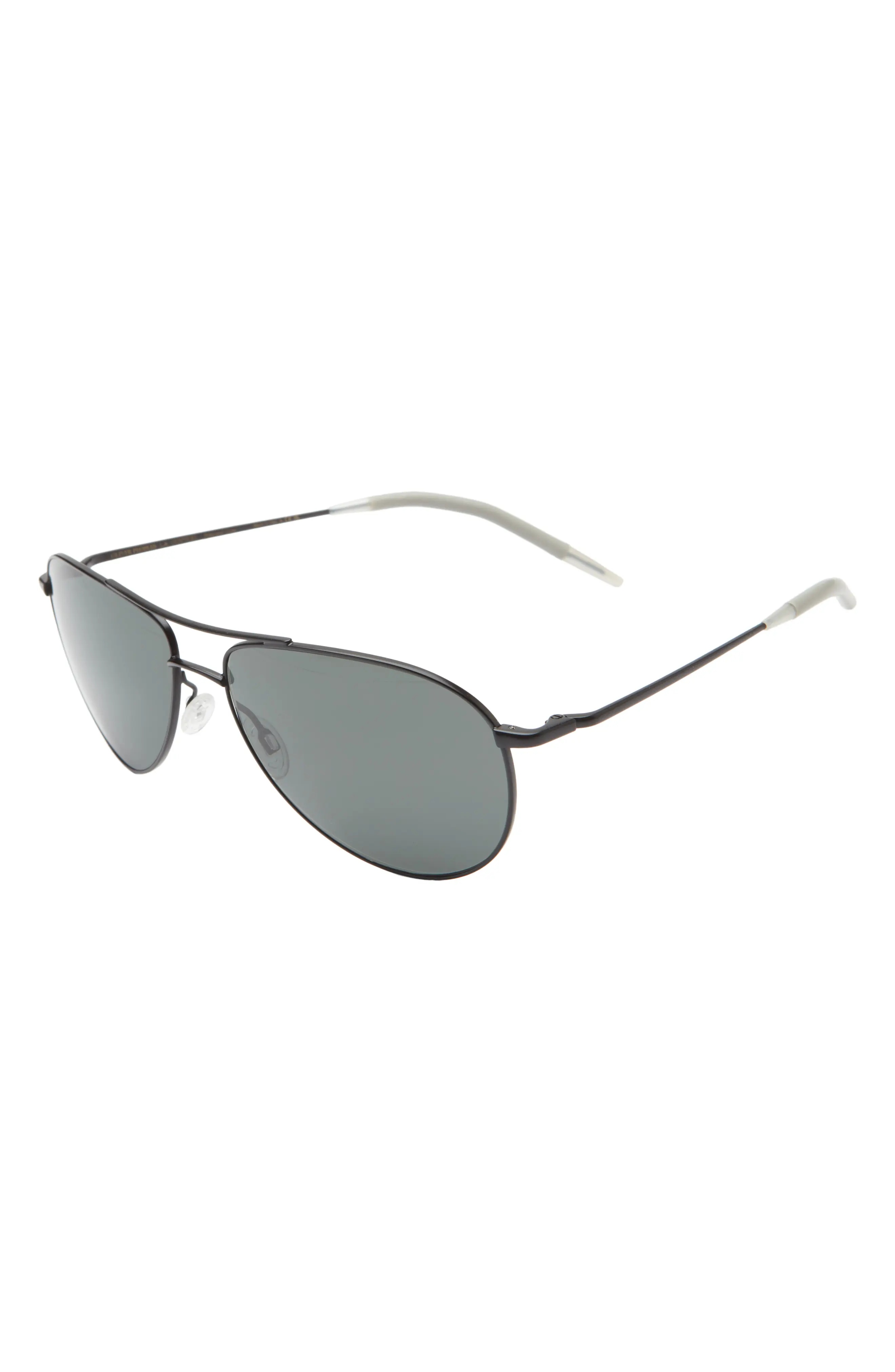 Dresner 56mm Polarized Aviator Sunglasses - 2