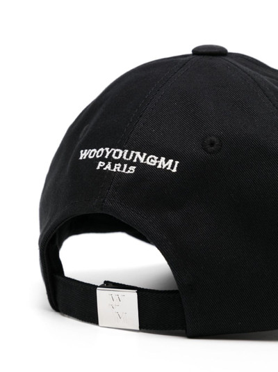 Wooyoungmi logo-embroidered baseball cap outlook
