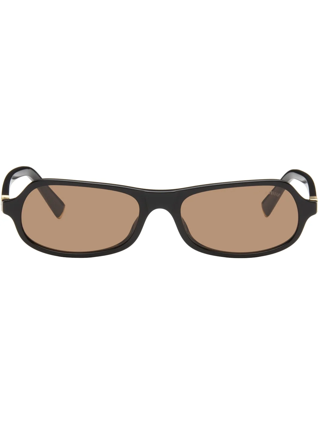 Black Rectangular Sunglasses - 1