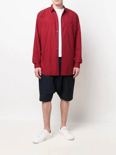 Comme des Garçons SHIRT striped long-sleeve shirt outlook