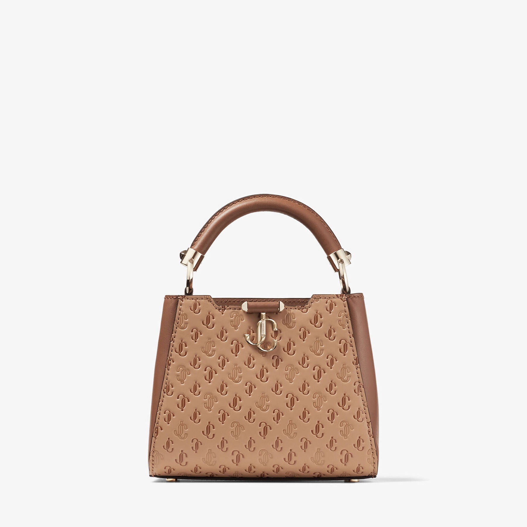 Varenne Top Handle Mini
Caramel JC Monogram-Print and Leather Top Handle Bag - 1