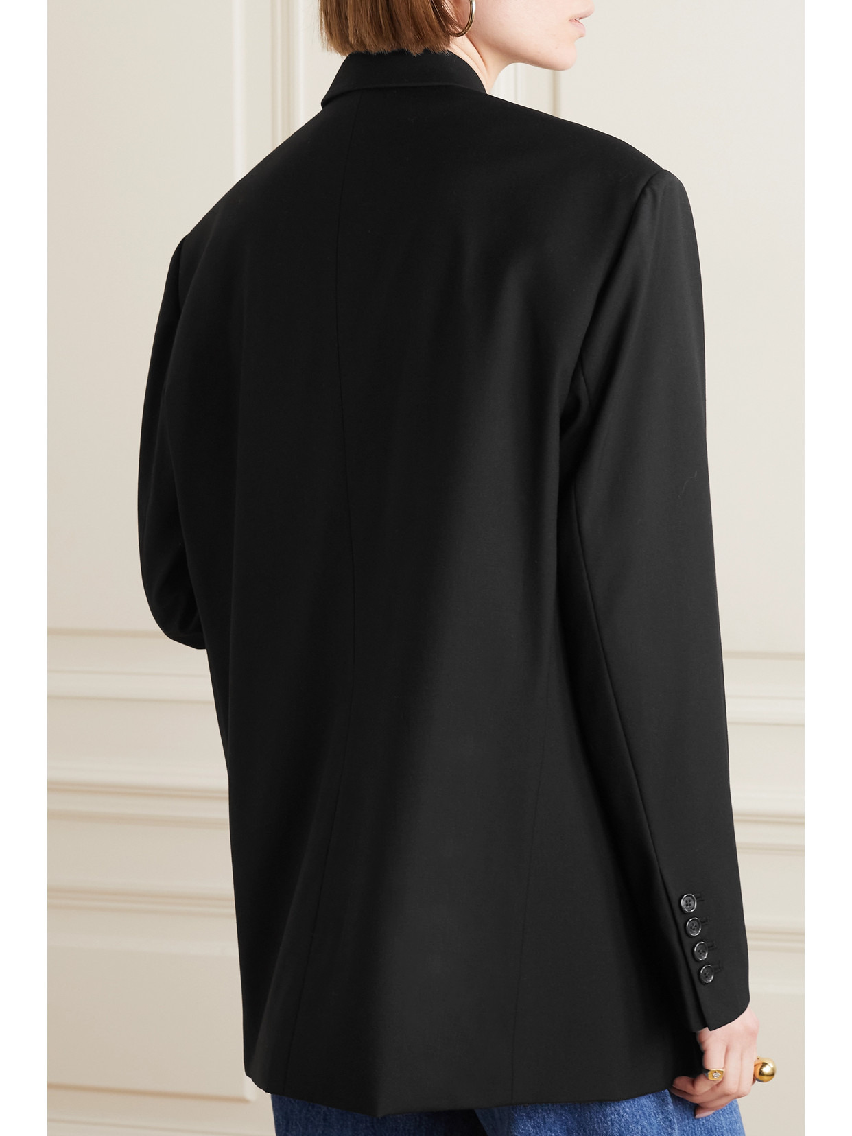 Gelso Oversized Tencel Lyocell-blend Blazer - 3