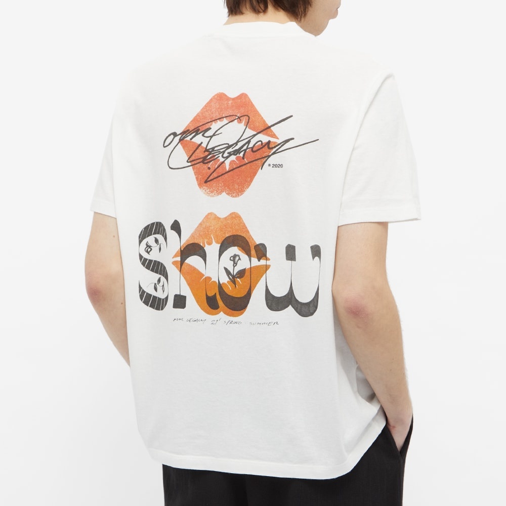 Our Legacy Kiss Back Logo Box Tee - 5