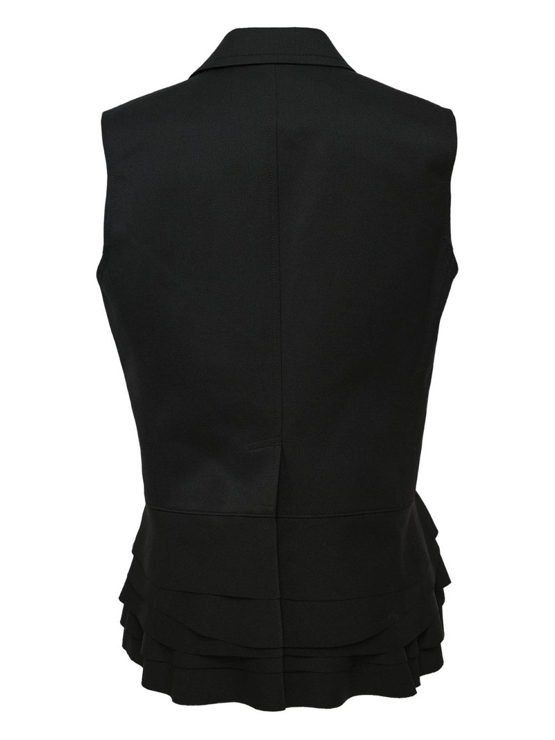TAO Comme Des Garçons ruffled peplum waistcoat outlook