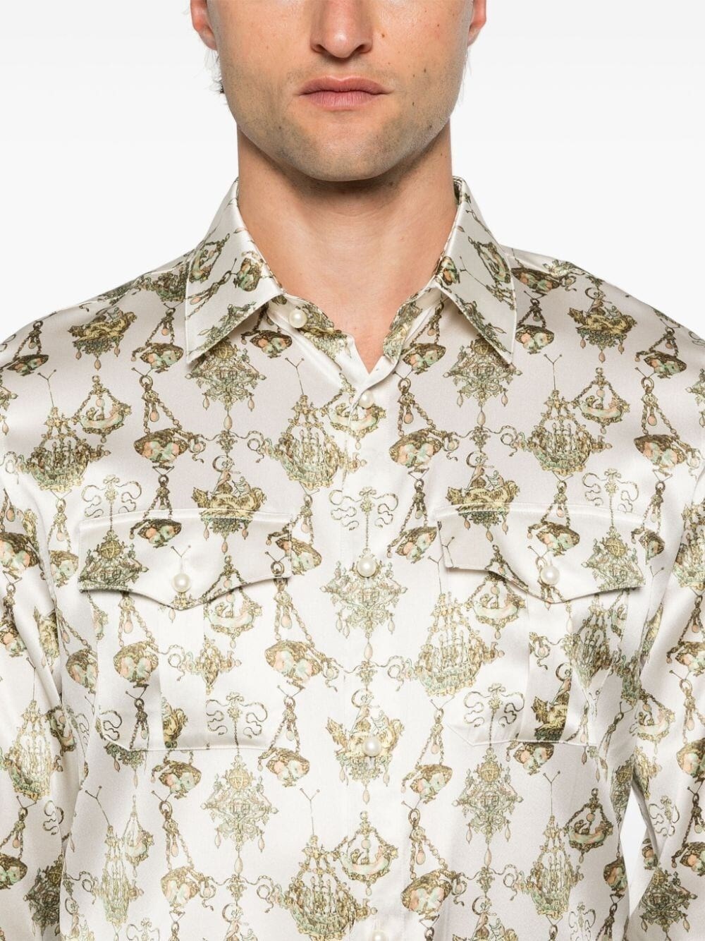 Tight Fit Shirt With Pockets - 3