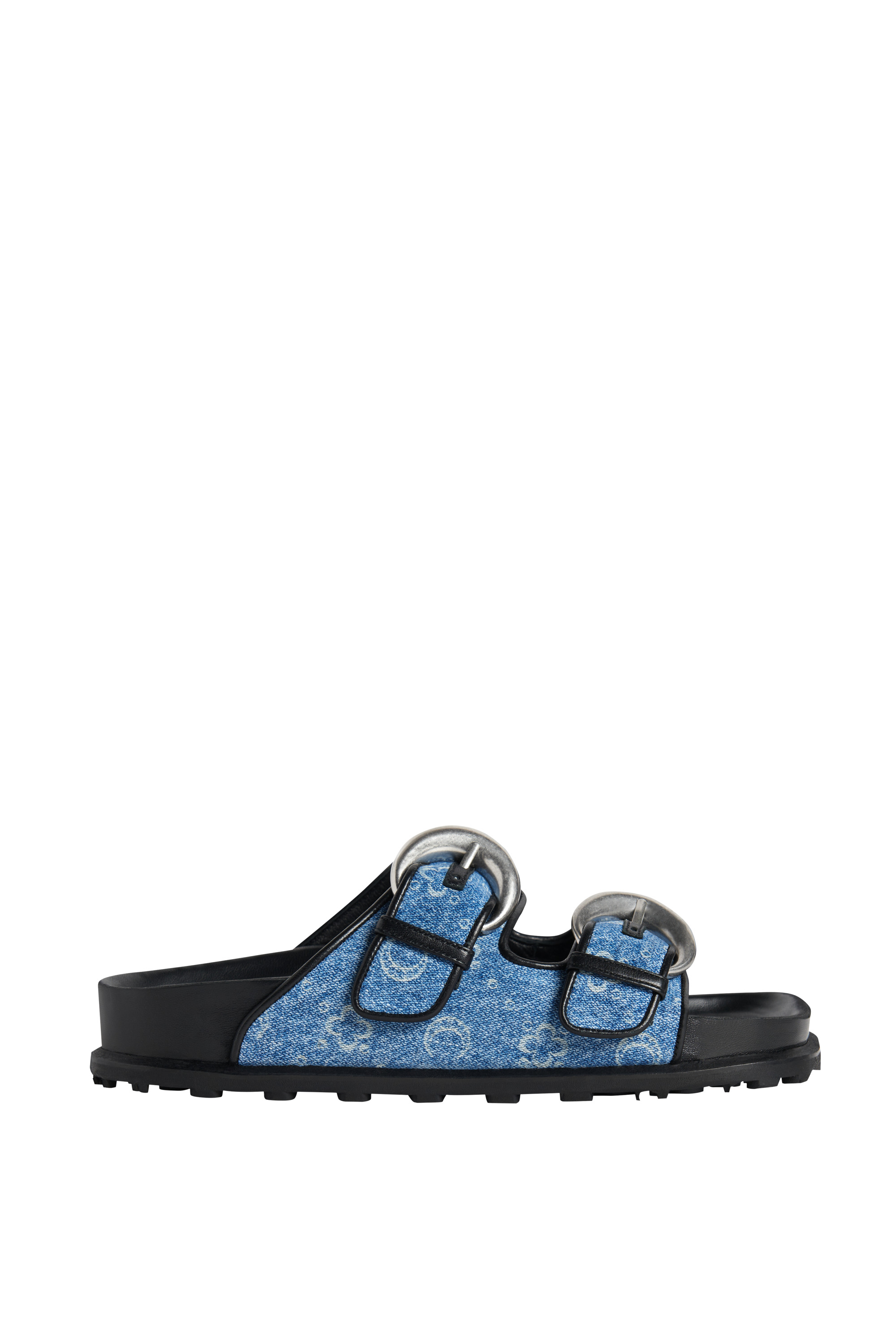 Denim Moonogram Sandal - 1