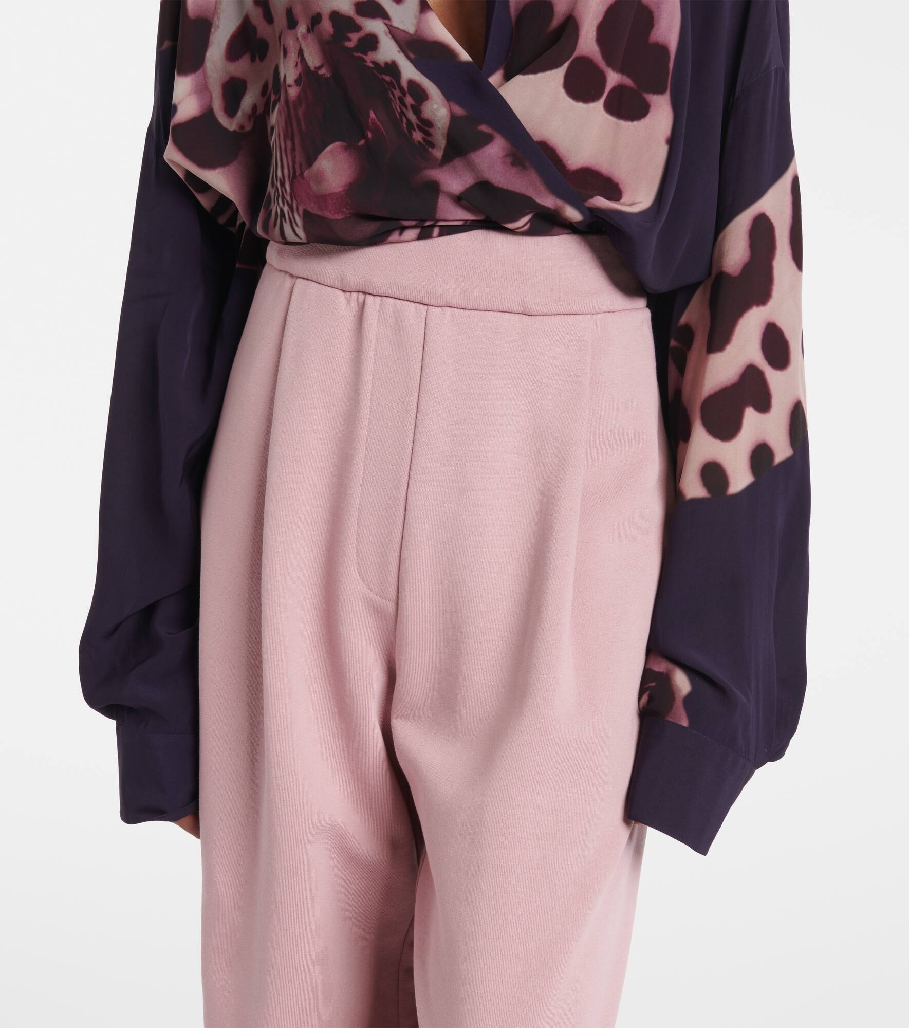 Cotton jersey sweatpants - 4