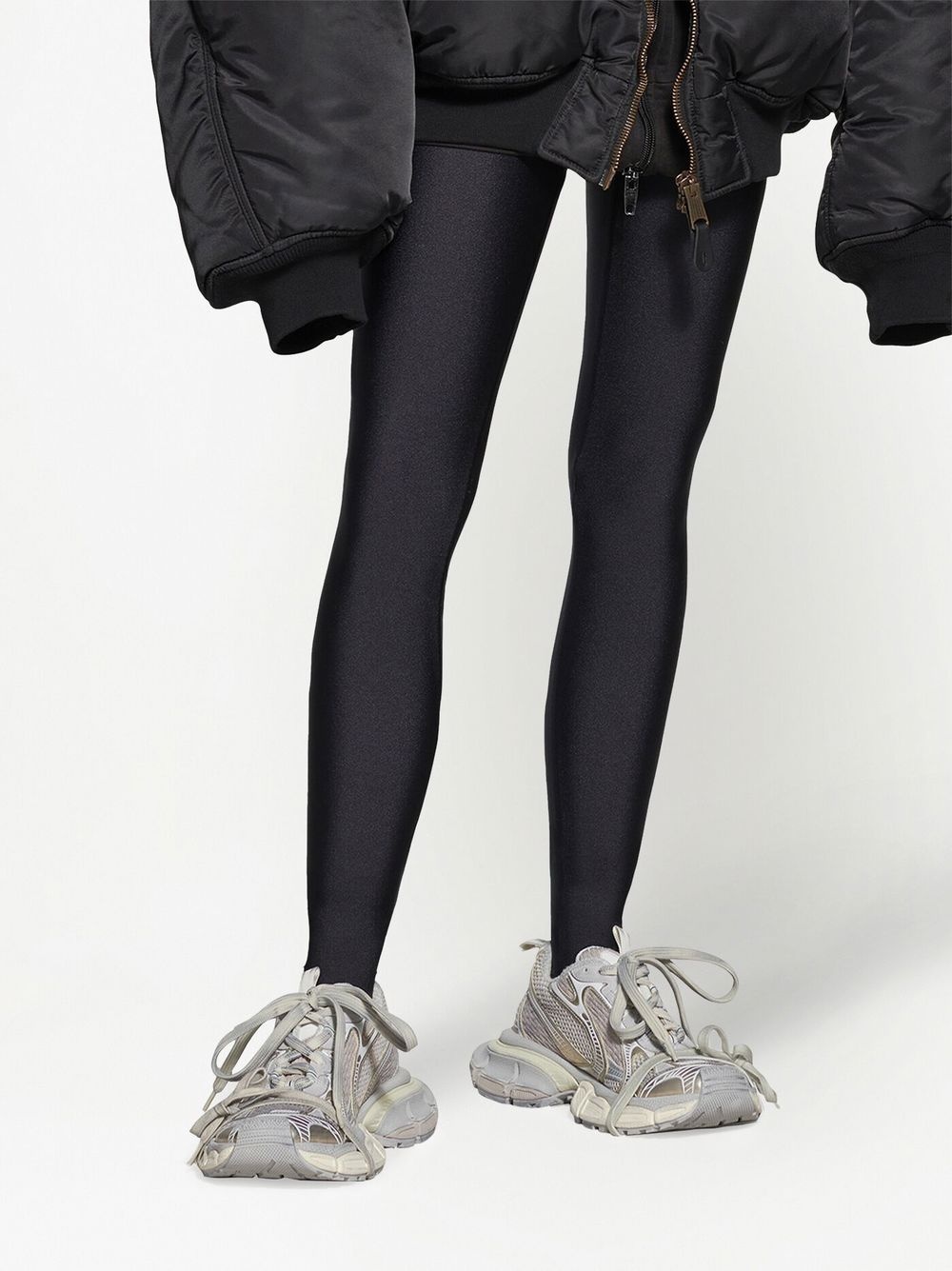 3XL mesh-panel sneakers - 4