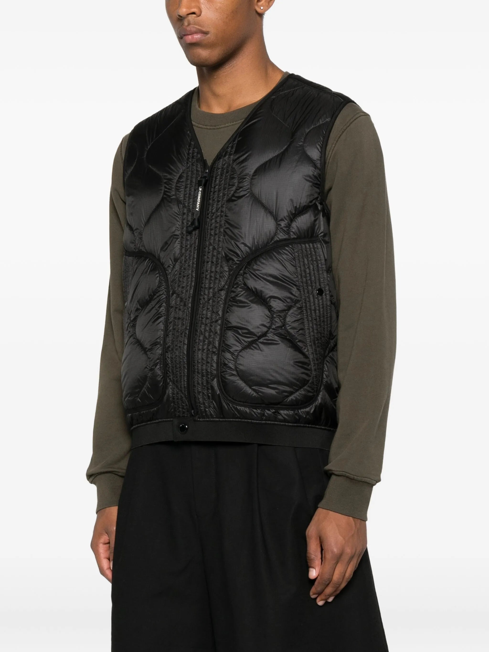 C.p. Company D.D. Shell Quilted Panelled Gilet - 3